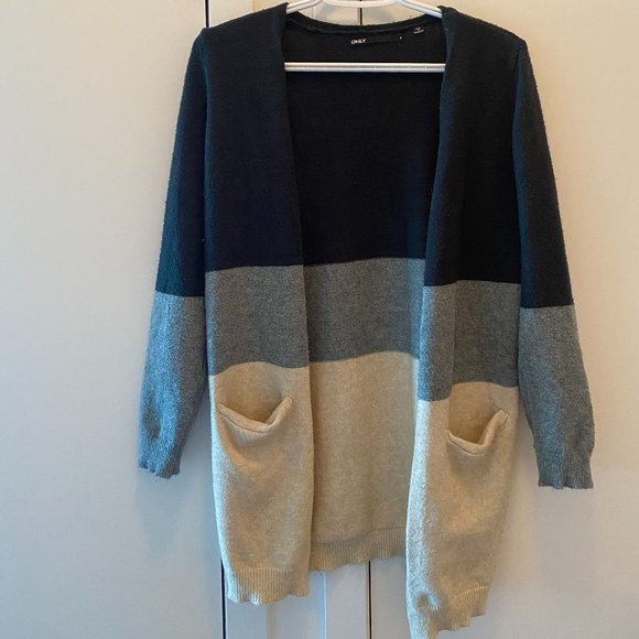 ONLY COLOUR BLOCK CARDIGAN - Picture 2 of 6